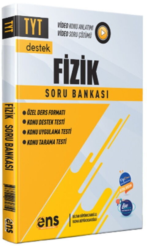Ens Destek Tyt Soru Bankası Fizik (Güncel Müfredat)2027 Müfredata Uygun