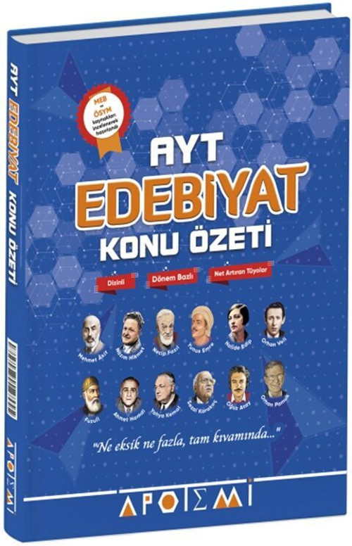 Apotemi Yks Ayt Konu Özeti Edebiyat (Güncel Müfredat)2027 Müfredata Uygun