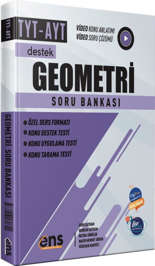 Ens Destek Yks Tyt Ayt Soru Bankası Geometri - (Güncel Müfredat)2027 Müfredata Uygun