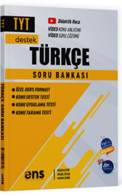 Ens Destek Tyt Soru Bankası Türkçe - (Güncel Müfredat)2027 Müfredata Uygun