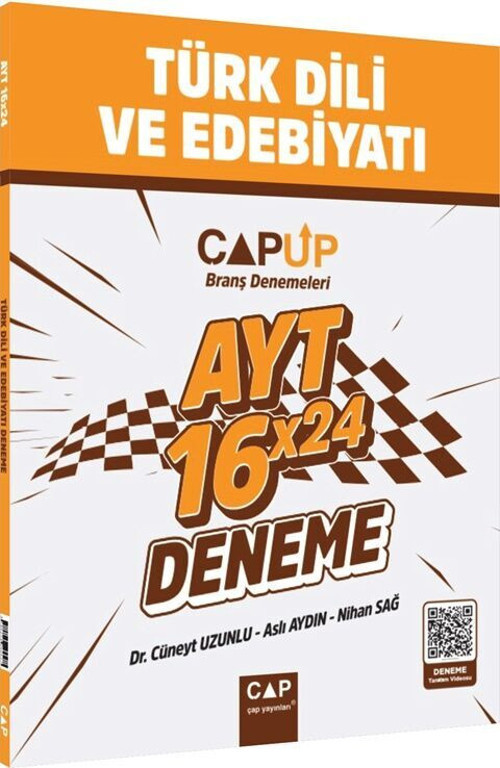 Çap Up Yks Ayt Deneme 16*24 Edebiyat - (Güncel Müfredat)2027 Müfredata Uygun