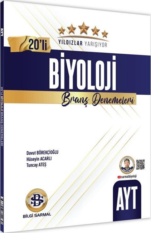Yıldızlar Yarş.Yks Ayt Dnm 20 Li Biyoloji (Güncel Müfredat)2027 Müfredata Uygun