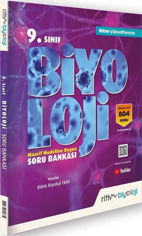 Ritim 09.Sınıf Soru Bankası Biyoloji(Güncel Müfredat)2027 Müfredata Uygun