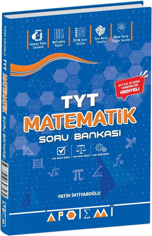 Apotemi Tyt Soru Bankası Matematik(Güncel Müfredat)2027 Müfredata Uygun