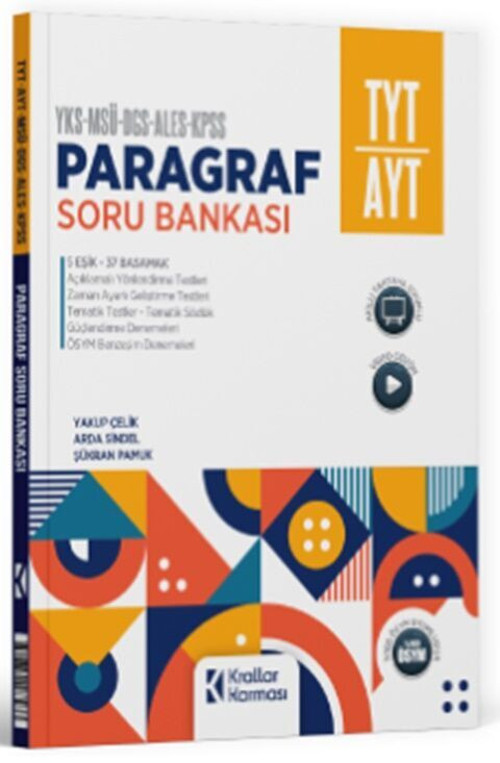 Krallar Karması Tyt Ayt Soru Bankası Paragraf (Güncel Müfredat)2027 Müfredata Uygun