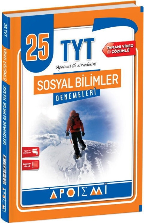 Apotemi Tyt Deneme 25 Li Sosyal Bilimler(Güncel Müfredat)2027 Müfredata Uygun