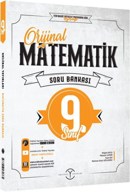 Orijinal 09.Sınıf Soru Bankası Matematik(Güncel Müfredat)2027 Müfredata Uygun