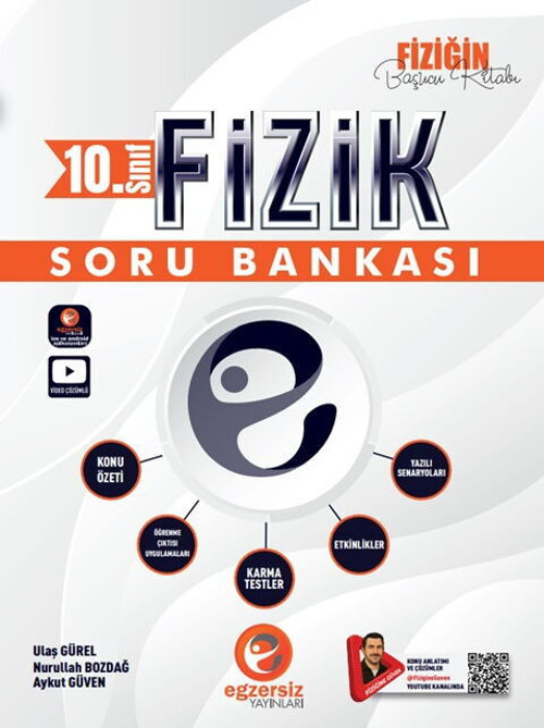 Egzersiz 10.Sınıf Soru Bankası Fizik(Güncel Müfredat)2027 Müfredata Uygun