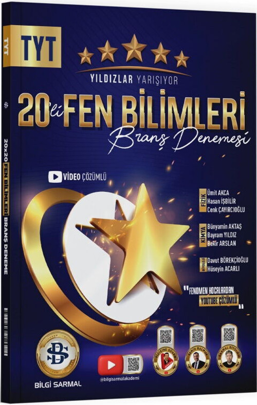 Yıldızlar Yarş.Tyt Dnm 20Li Fen Bilimler - 25(Güncel Müfredat)2027 Müfredata Uygun(Güncel Müfredat)2027 Müfredata Uygun