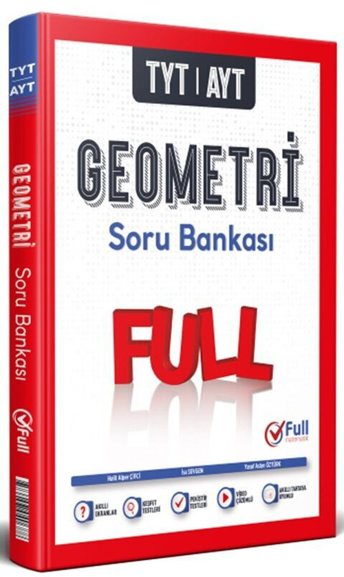 Full Yks Tyt Ayt Soru Bankası Geometri - (Güncel Müfredat)2027 Müfredata Uygun