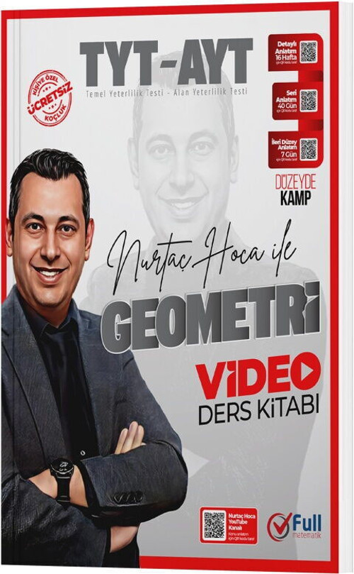 Full Tyt Ayt Video Ders Kitabı Geometri - (Güncel Müfredat)2027 Müfredata Uygun
