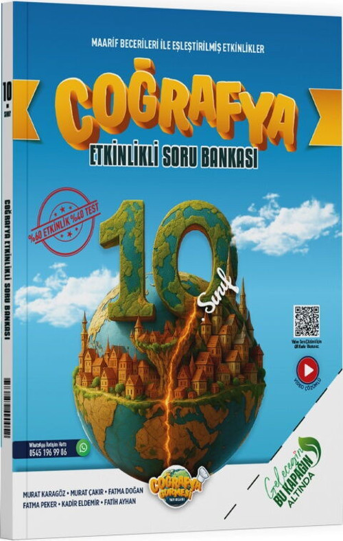 Coğ.Gur 10.Sınıf Etkinlikli Soru Bankası Coğrafya(Güncel Müfredat)2027 Müfredata Uygun