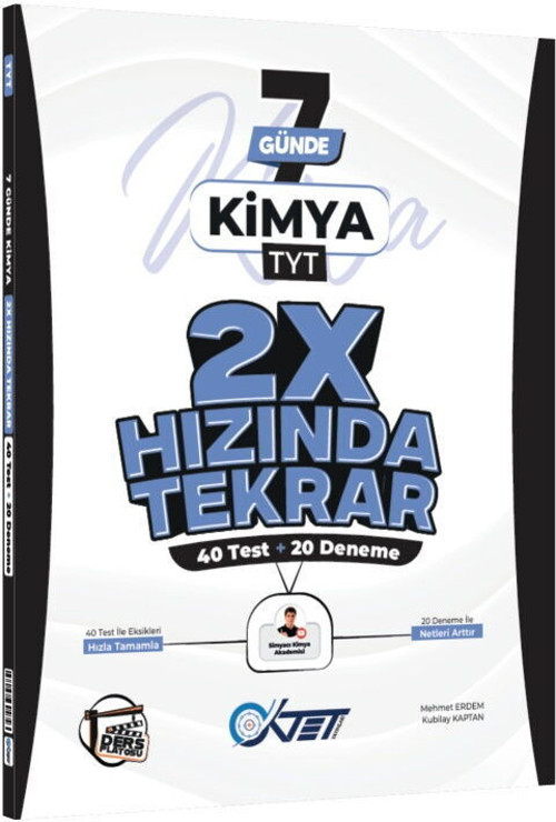 Oktet Tyt 2X Hızında Tekrar Kimya (Güncel Müfredat)2027 Müfredata Uygun