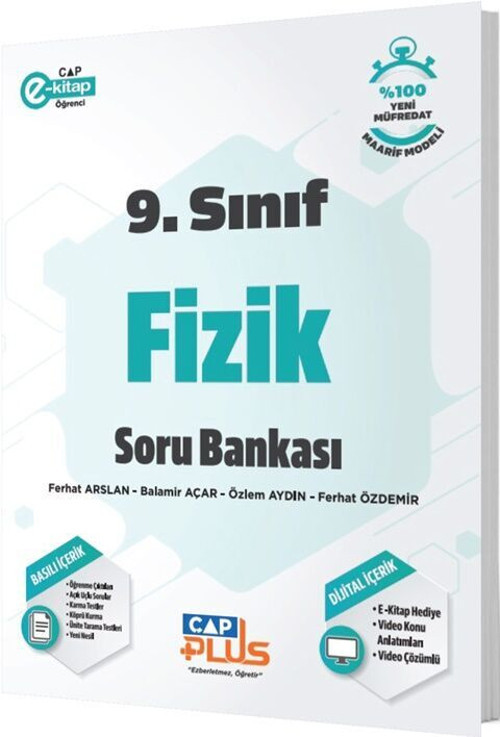 Çap 09.Sınıf Plus Soru Bankası Tematik Fizik - (Güncel Müfredat)2027 Müfredata Uygun