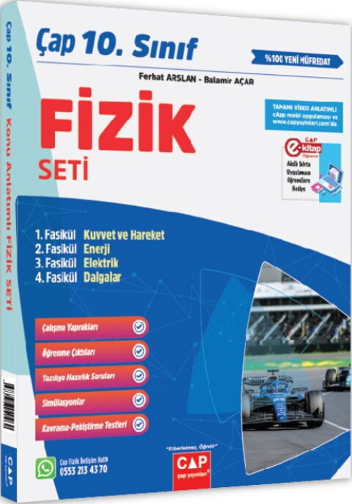 Çap 10.Sınıf Set Fizik - (Güncel Müfredat)2027 Müfredata Uygun