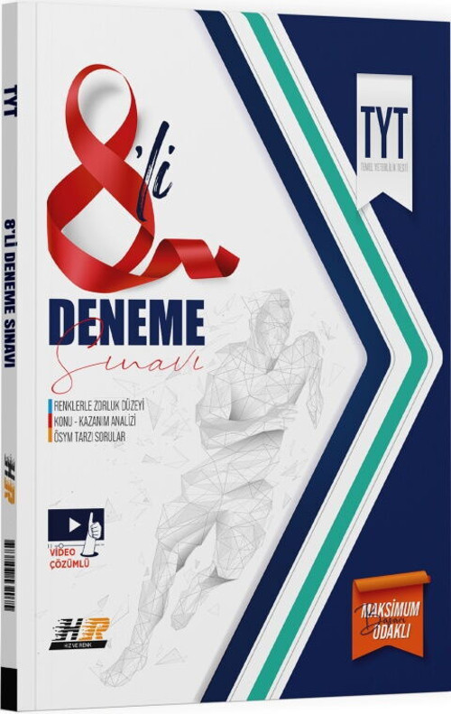 Tyt Hız Ve Renk Deneme 8 Li Video Çözümlü - (Güncel Müfredat)2027 Müfredata Uygun
