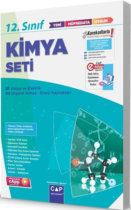 12.Sınıf Set Anadolu Kimya - (Güncel Müfredat)2027 Müfredata Uygun