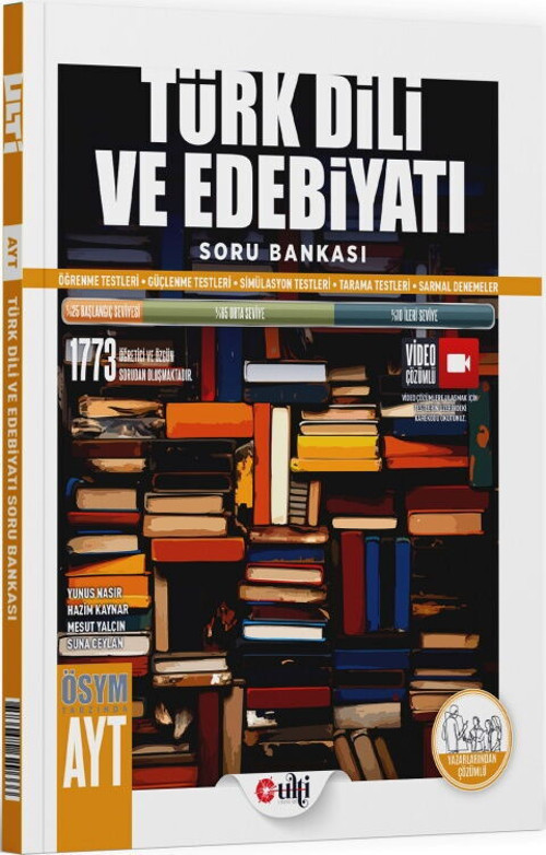 Ulti Yks Ayt Soru Bankası T.Edebiyat (Güncel Müfredat)2027 Müfredata Uygun