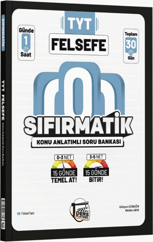 D.Platosu Tyt Sıfırmatik K.A. Kamp Felsefe (Güncel Müfredat)2027 Müfredata Uygun