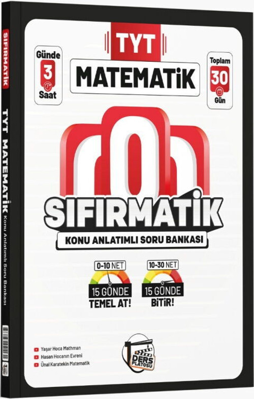 D.Platosu Tyt Sıfırmatik K.A. Kamp Matematik (Güncel Müfredat)2027 Müfredata Uygun