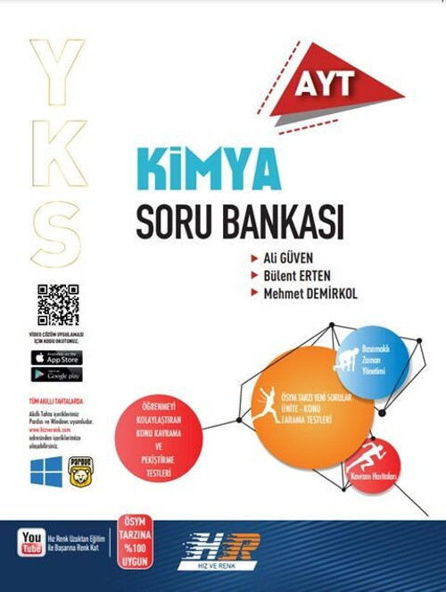 Yks Ayt Hız Ve Renk Soru Bankası Kimya Güncel Müfredat)2027 Müfredata Uygun