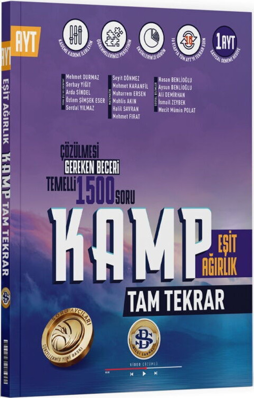 Sarmal Yks Ayt Kamp Tam Tekrar Sayısal(Güncel Müfredat)2027 Müfredata Uygun