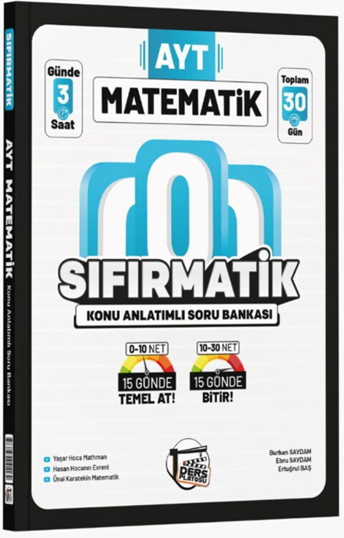 D.Platosu Yks Ayt Sıfırmatik K.A. Kamp Matematik (Güncel Müfredat)2027 Müfredata Uygun
