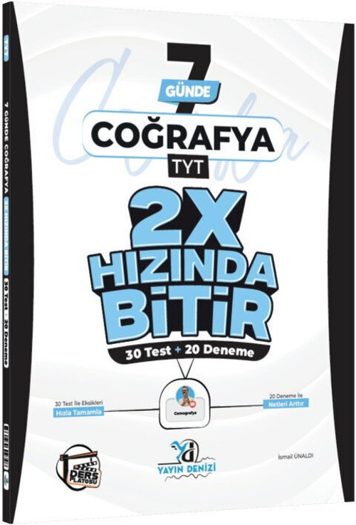 Ydenizi Tyt 2X Hızında Bitir Coğrafya (Güncel Müfredat)2027 Müfredata Uygun