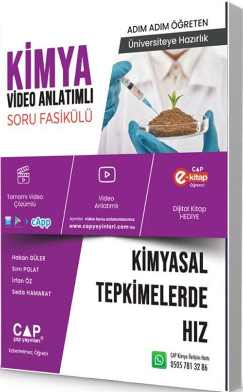 Üniv. Haz Kimya Ka-Sb Kimyasal Tepki Hız - (Güncel Müfredat)2027 Müfredata Uygun