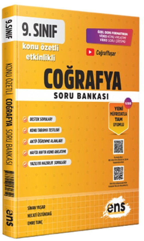 Ens 09.Sınıf Etkinlikli Kös Coğrafya (Güncel Müfredat)2027 Müfredata Uygun