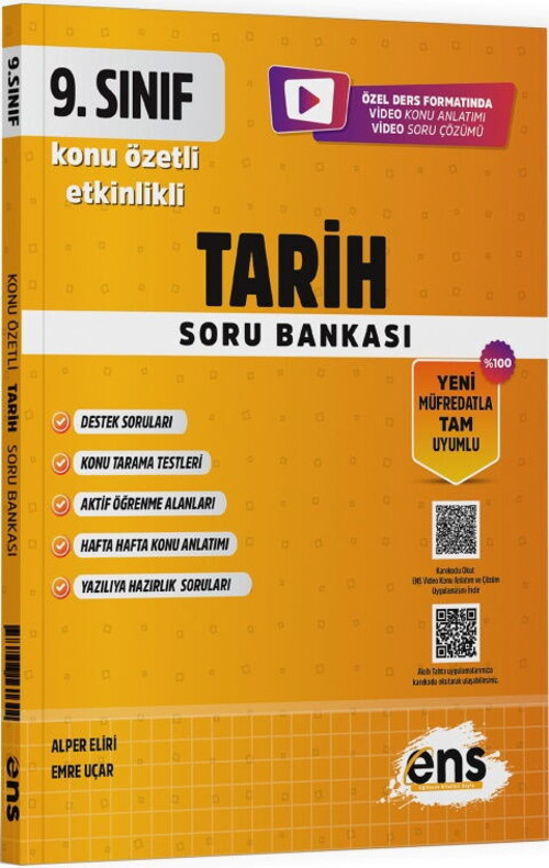 Ens 09.Sınıf Etkinlikli Kös Tarih (Güncel Müfredat)2027 Müfredata Uygun