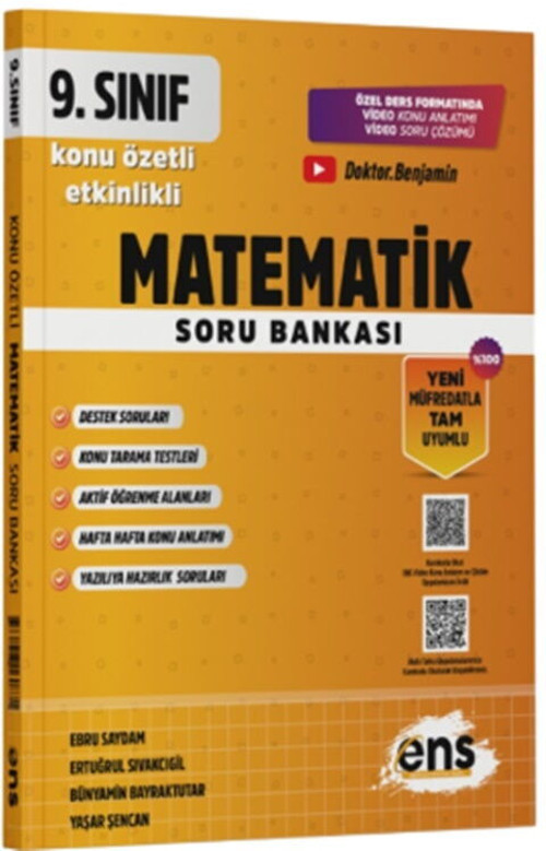 Ens 09.Sınıf Etkinlikli Kös Matematik (Güncel Müfredat)2027 Müfredata Uygun