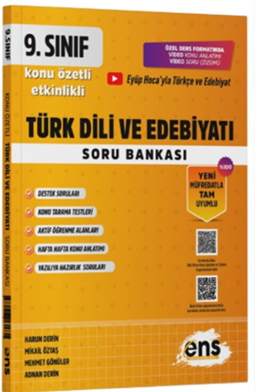 Ens 09.Sınıf Etkinlikli Kös Edebiyat (Güncel Müfredat)2027 Müfredata Uygun