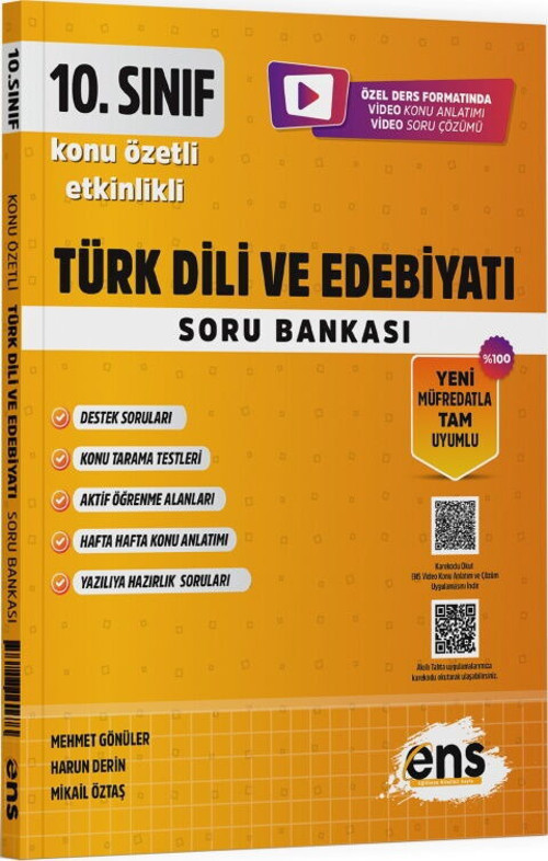 Ens 10.Sınıf Etkinlikli Kös Edebiyat (Güncel Müfredat)2027 Müfredata Uygun