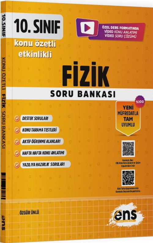Ens 10.Sınıf Etkinlikli Kös Fizik - (Güncel Müfredat)2027 Müfredata Uygun