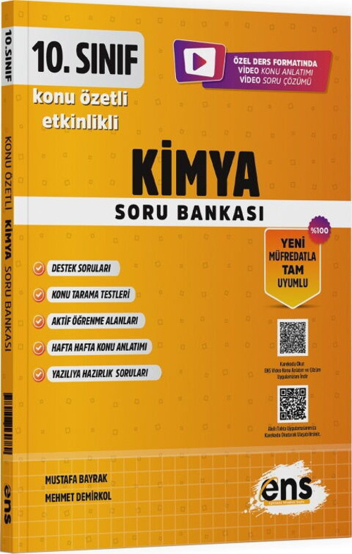 Ens 10.Sınıf Etkinlikli Kös Kimya (Güncel Müfredat)2027 Müfredata Uygun