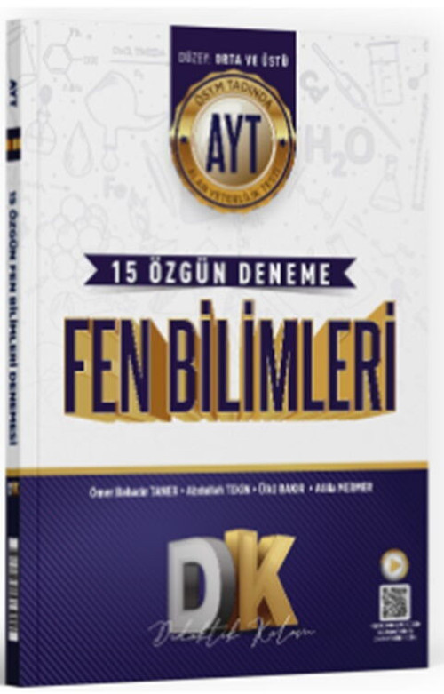 Didaktik Kalem Yks Ayt Deneme Fen Bilmleri (Güncel Müfredat)2027 Müfredata Uygun