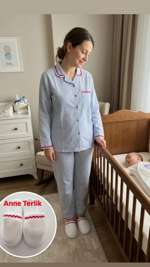 BASKILI ANNE BEBEK LOHUSA SET 3 Ay Kız