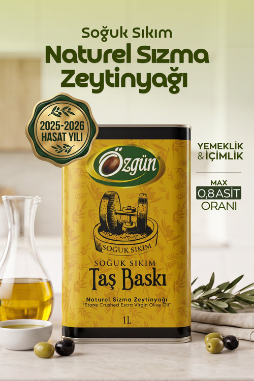 TAŞ BASKI 1 LT TENEKE