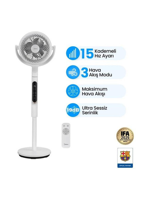 Hava Sirkülasyonlu Vantilatör (Midea Türkiye Garantili)