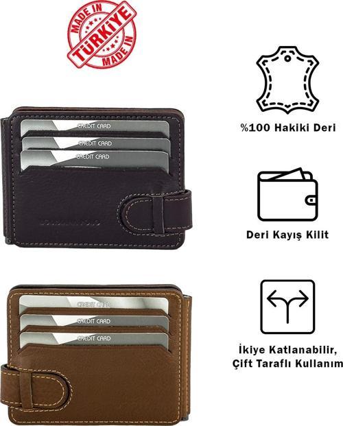 Hakiki Deri Erkek Cüzdan Kahve-Taba 711