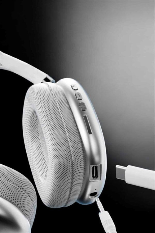 P9 Air Max Kablosuz 5.0 Mikrofonlu Bluetooth Kulaklık Beyaz Yüksek Ses Kaliteli - MZUIRG1785-9506