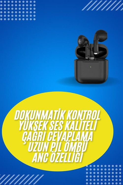 En Çok Tercih Edilen Bluetooth Kulaklık Mikrofonlu Silikonsuz Dokunmatik Kontrol - MZUIRG5811-285