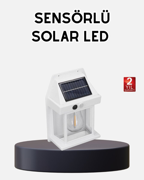 Solar Sensörlü Dış Mekan Lamba 3 Işık Modlu ve IP65 Dayanıklı - MZUIRG1015-3538