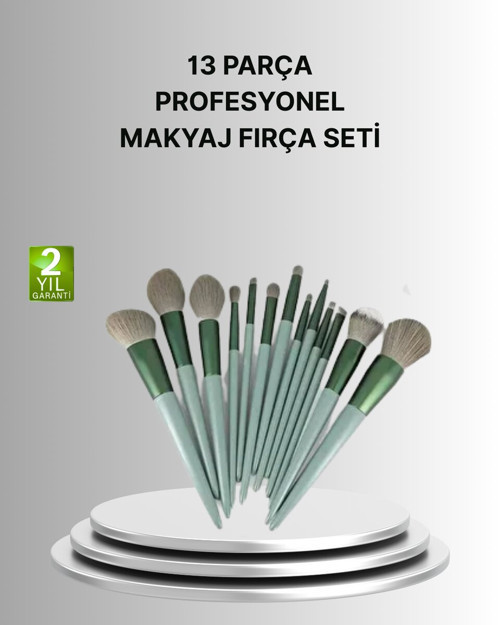 Cilt Dostu Profesyonel Makyaj Fırça Seti Pudra ve Fondöten İçin Uygun - MZUIRG6712-6905