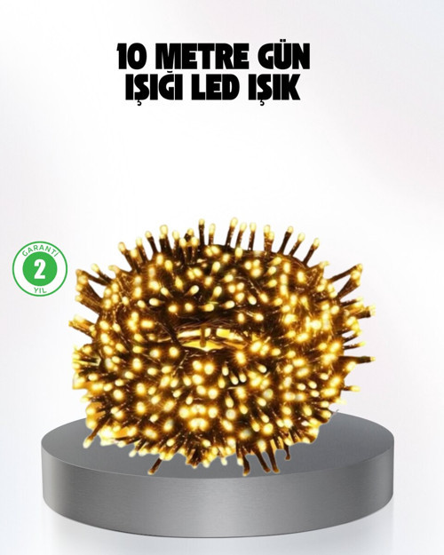 Animasyonlu LED Işıklı 10 Metre Uzaktan Kumandalı Dekoratif Işık - MZUIRG2573-5557
