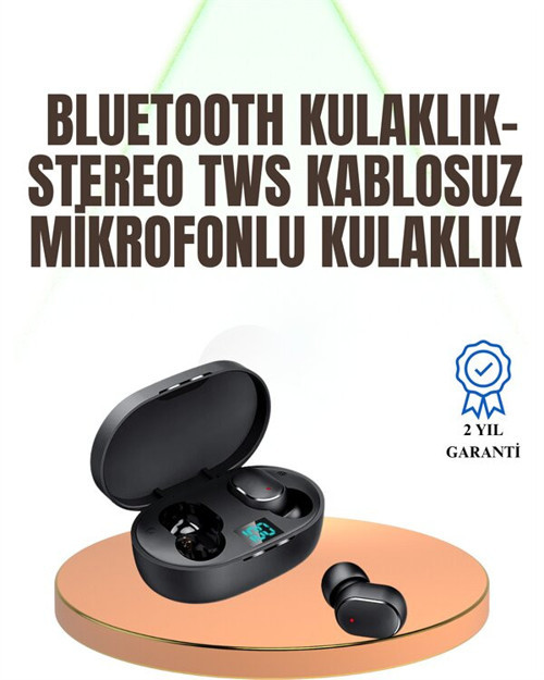 Kablosuz Kulak İçi Bluetooth Kulaklık Stereo Dokunmatik Kontrollü Kulaklık - MZUIRG8070-2993