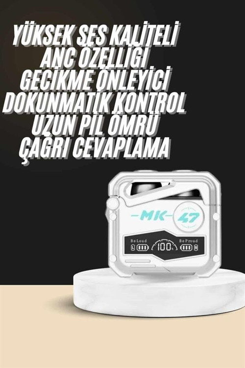Kulaklığı Yeni Mekanik Kablosuz Kulaklık İos Android Uyumlu - MZUIRG3237-9159
