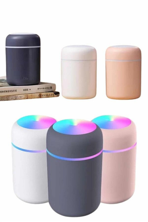 Rgb Işıklı Ulrasonik Ledli Hava Nemlendirici Buhar Makinesi Buhardanlık - MZUIRG7920-5251