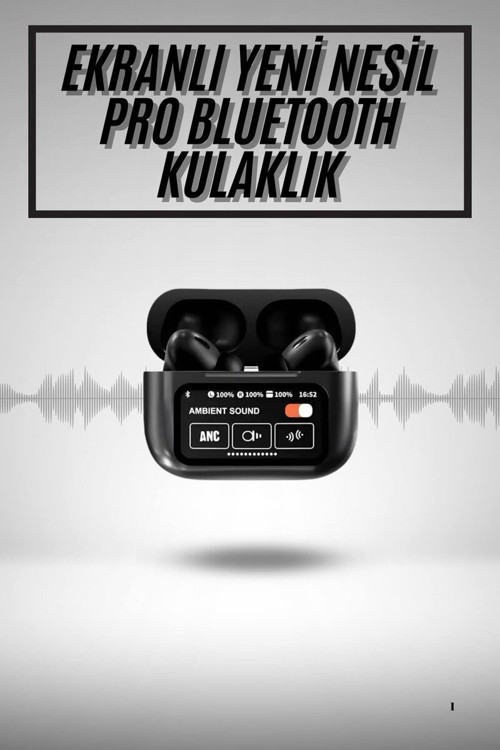 2.Nesil Pro Ekranlı Sesli Görüşme Yapabilen Kablosuz Bluetooth Kulaklık - MZUIRG2046-1602